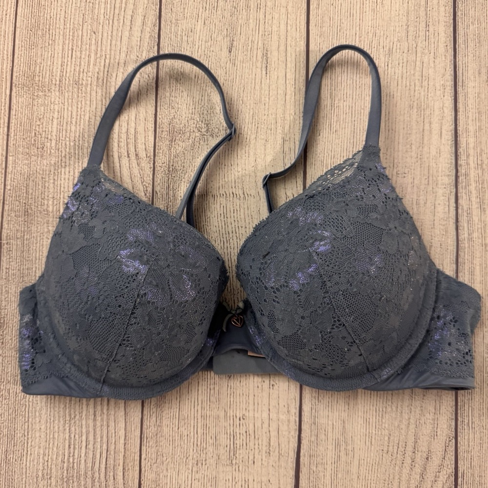 Victoria's Secret Body By Victoria Perfect Shape Lace Push Up Bra 34C Sexy